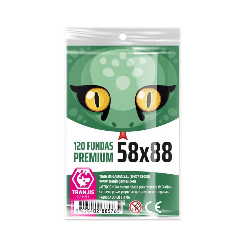 120 Fundas Serpiente Premium 58×88 mm