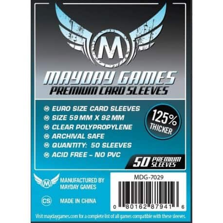 Premium Euro Card Sleeve 59 MM X 92 MM
