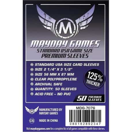 Premium USA Board Game Sleeves 56 MM X 87 MM