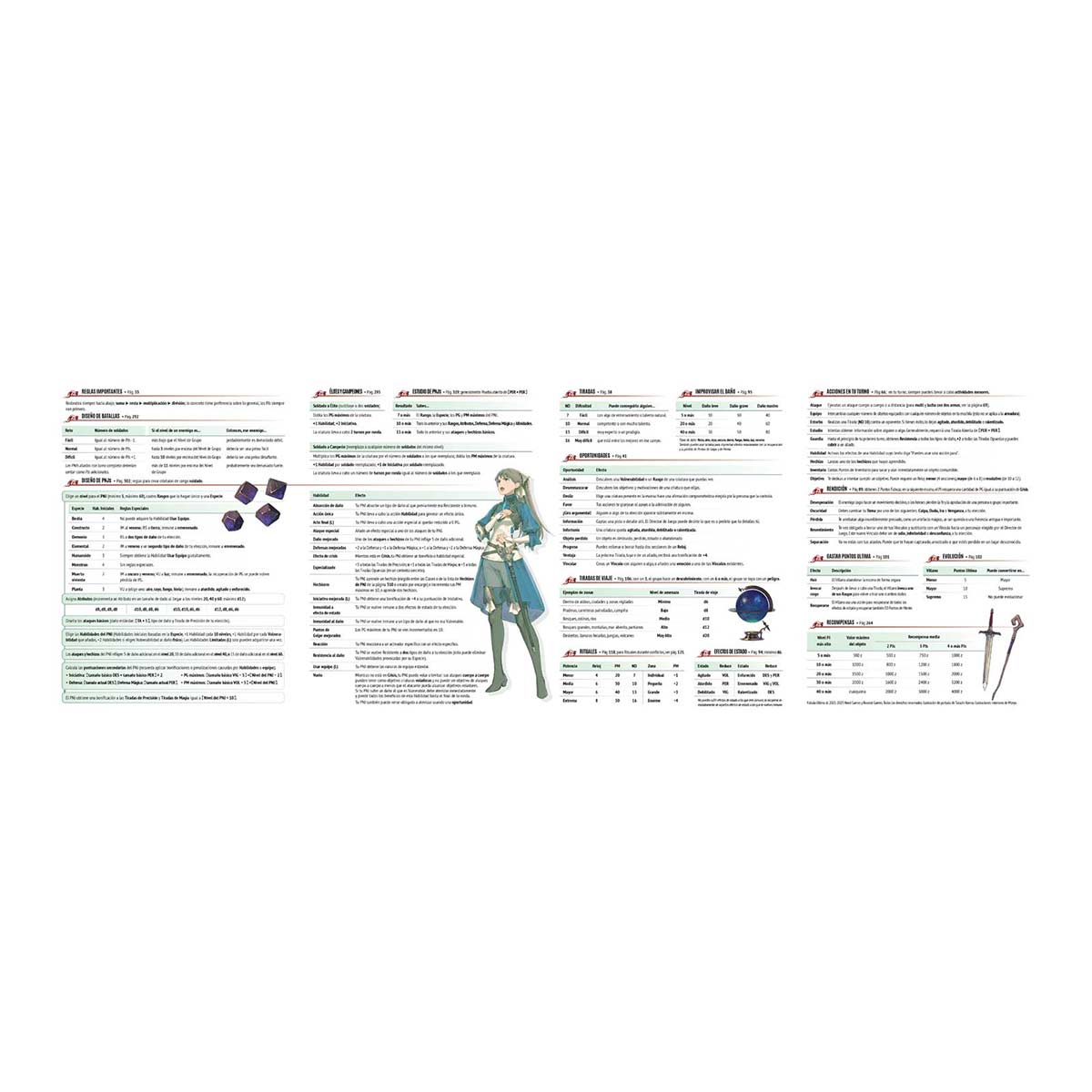 Fabula Ultima - Pantalla y Cuaderno del director de juego - Imagen 2