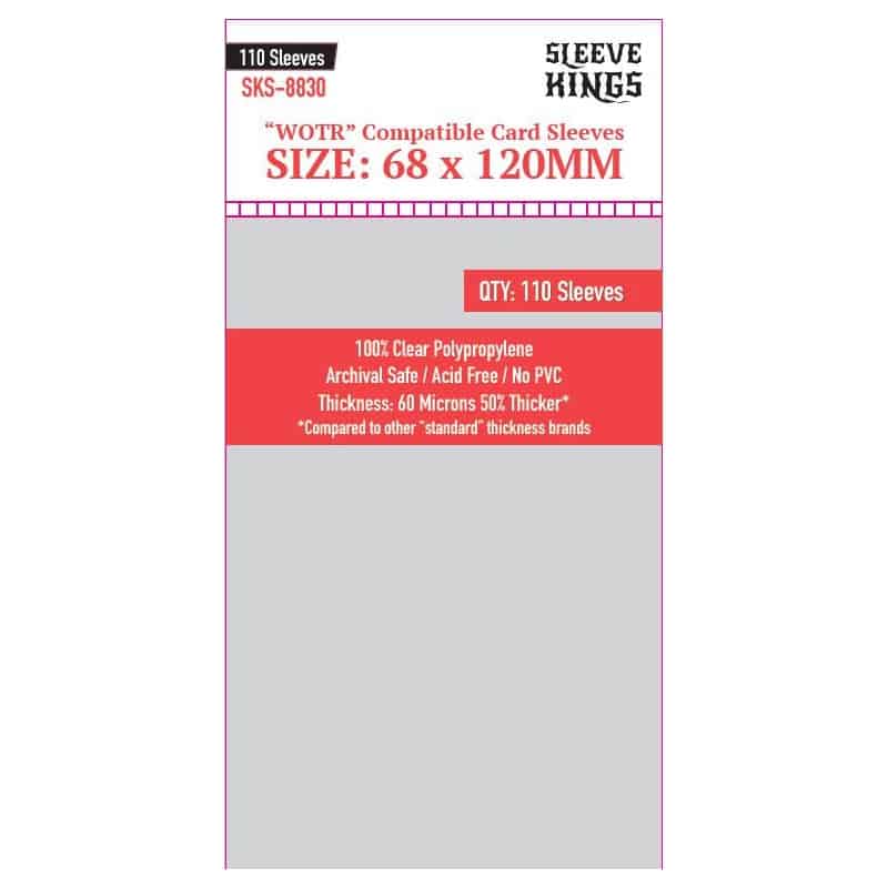 Sleeve Kings WOTR Perfect Compatible Sleeves (68X120MM)