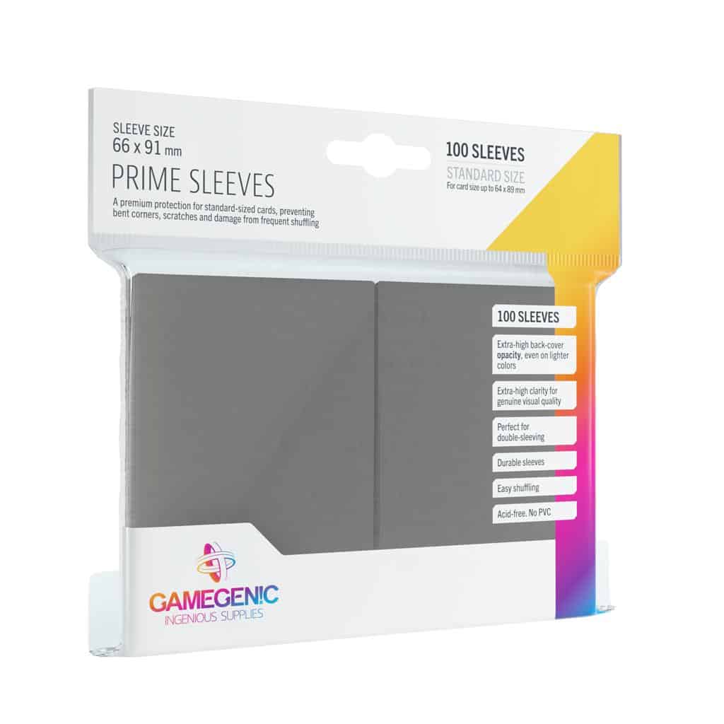 Pack Matte Prime Sleeves Dark Gray (100)