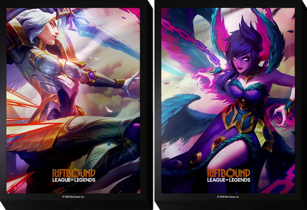 Riftbound: Vendetta art sleeves Kayle & Morgana (100)