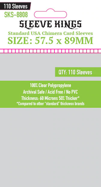 Sleeve Kings Standard USA Chimera Card Sleeves (57.5x89mm)