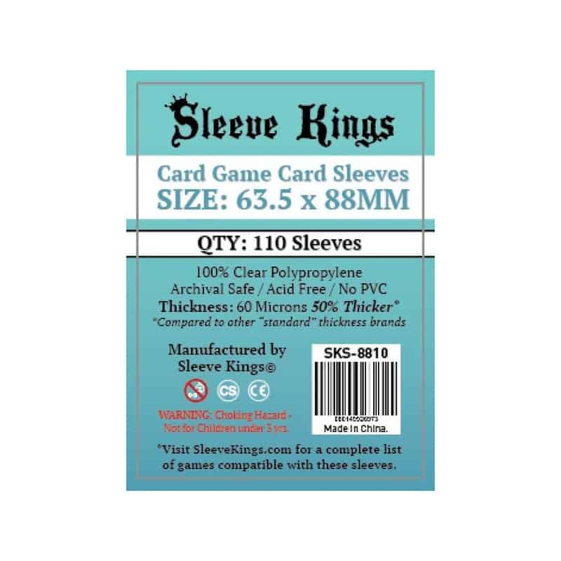 SLEEVE KINGS CARD GAME CARD SLEEVES (63.5X88MM)
