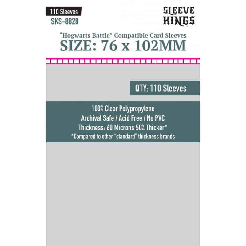 SLEEVE KINGS HOGWARTS BATTLE LARGE SLEEVES (76X102MM)