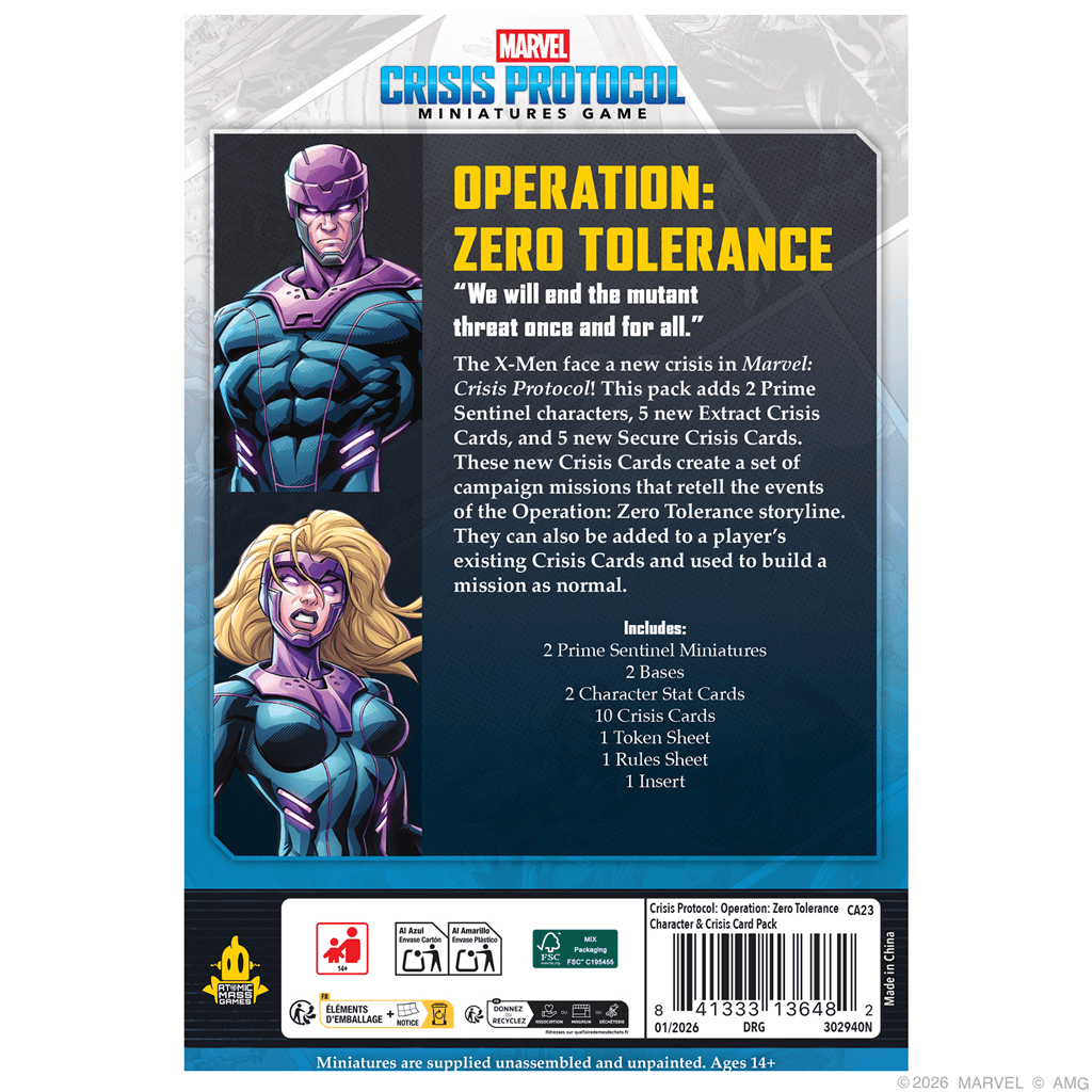 Operation: Zero Tolerance Card Pack - Imagen 3