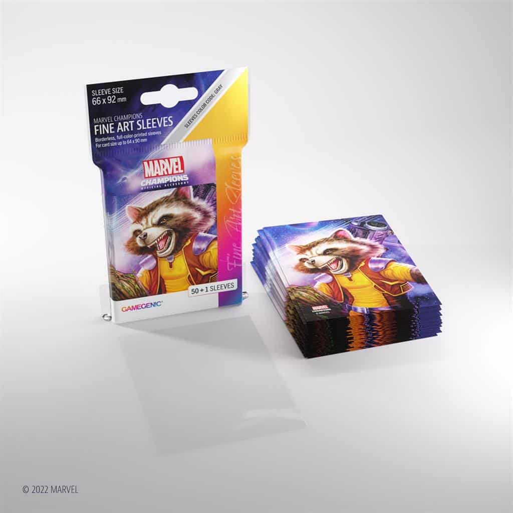 Marvel Champions Sleeves Rocket Raccoon - Imagen 2