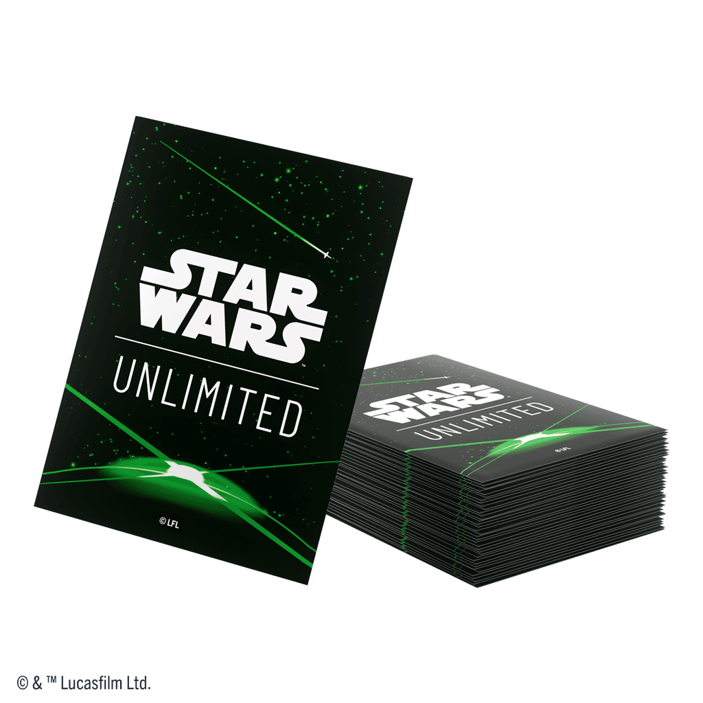 Star Wars: Unlimited Art Sleeves Card Back Green - Imagen 2