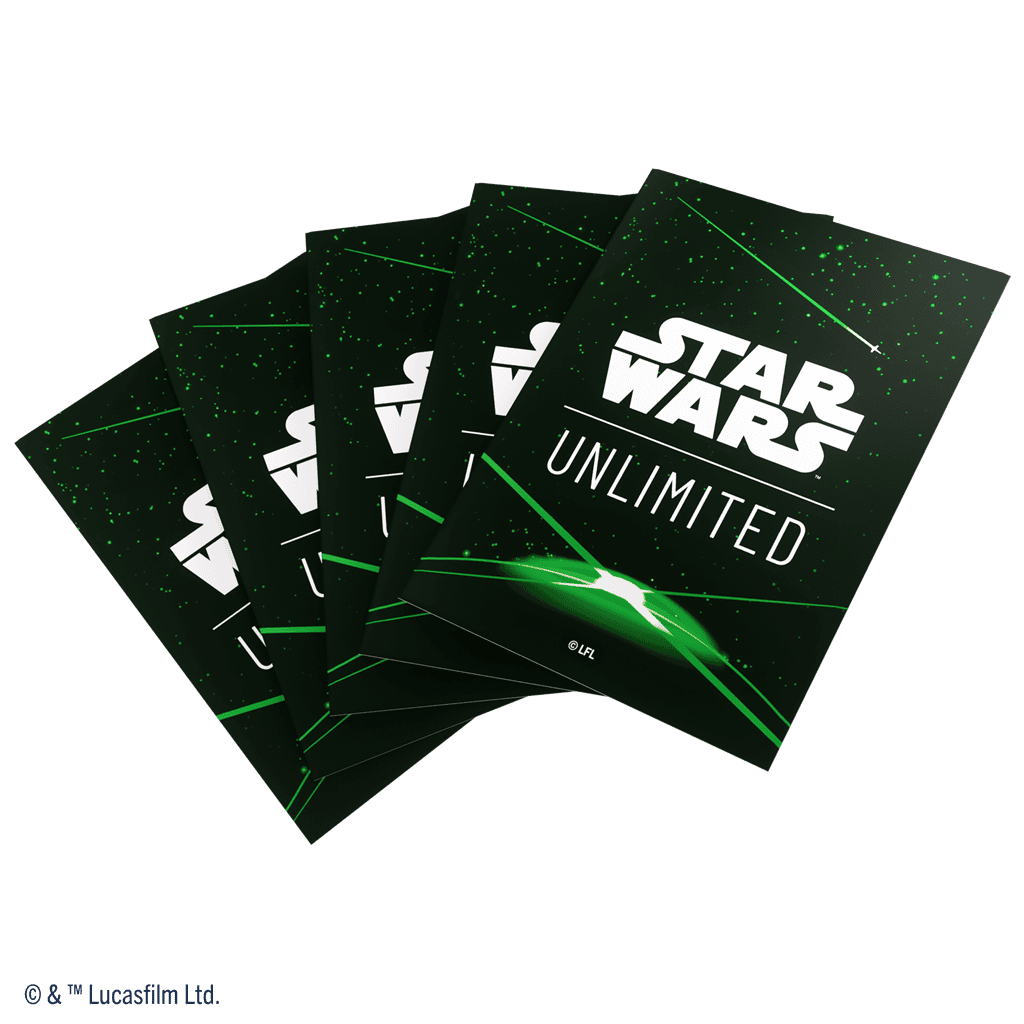 Star Wars: Unlimited Art Sleeves Card Back Green - Imagen 3
