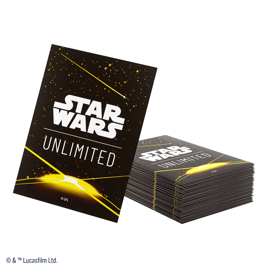 Star Wars: Unlimited Art Sleeves Card Back Yellow - Imagen 2