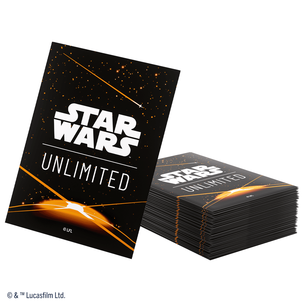 Unlimited Art Sleeves Card Back Orange