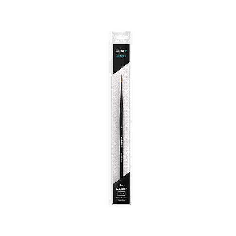B01001 Pro Modeler Pincel de Pelo Natural No. 1.