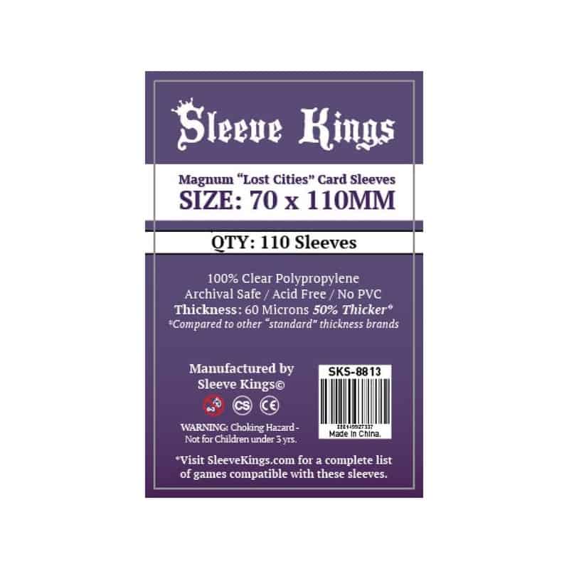 SLEEVE KINGS MAGNUM LOST CITIES CARD SLEEVES (70X110MM)