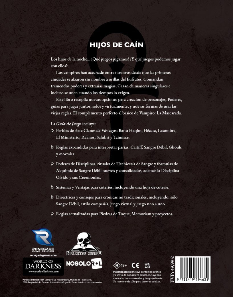 Vampiro: La Mascarada 5ª edición - Guía de Juego - Imagen 2